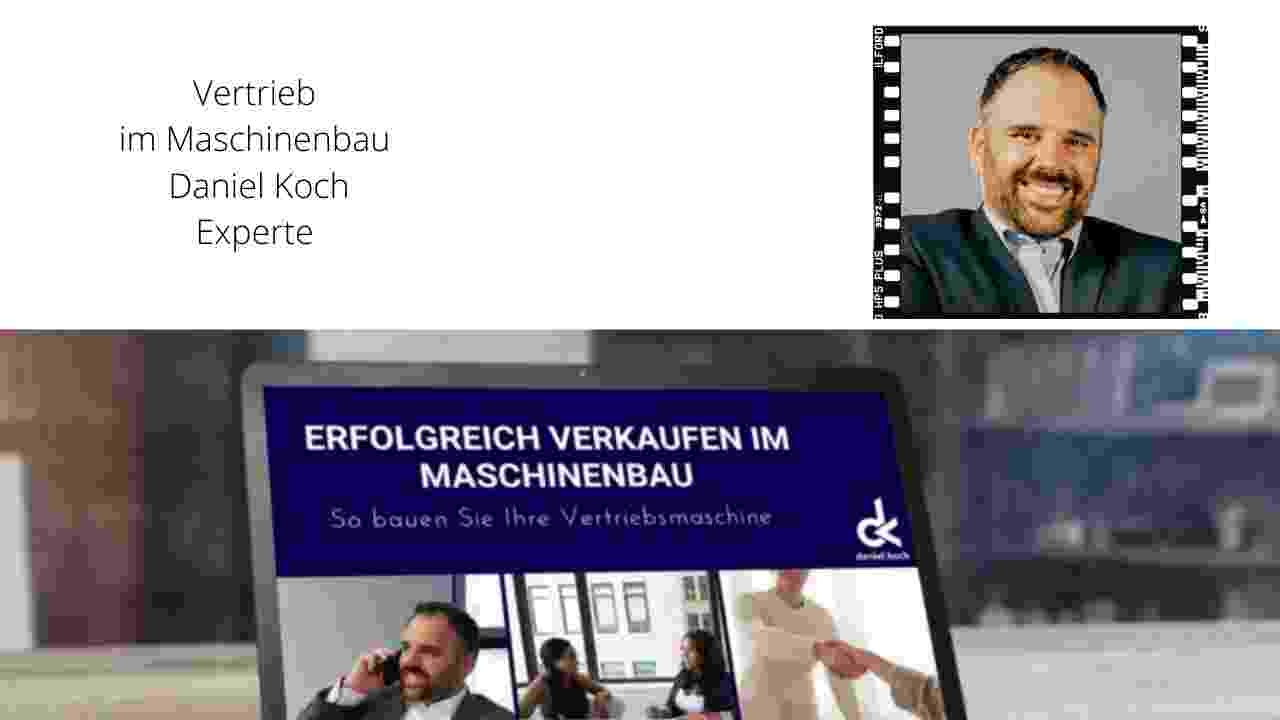 Daniel Koch Vertrieb Vertriebs-Maschinenbau er Experte Media Days First Class TV
