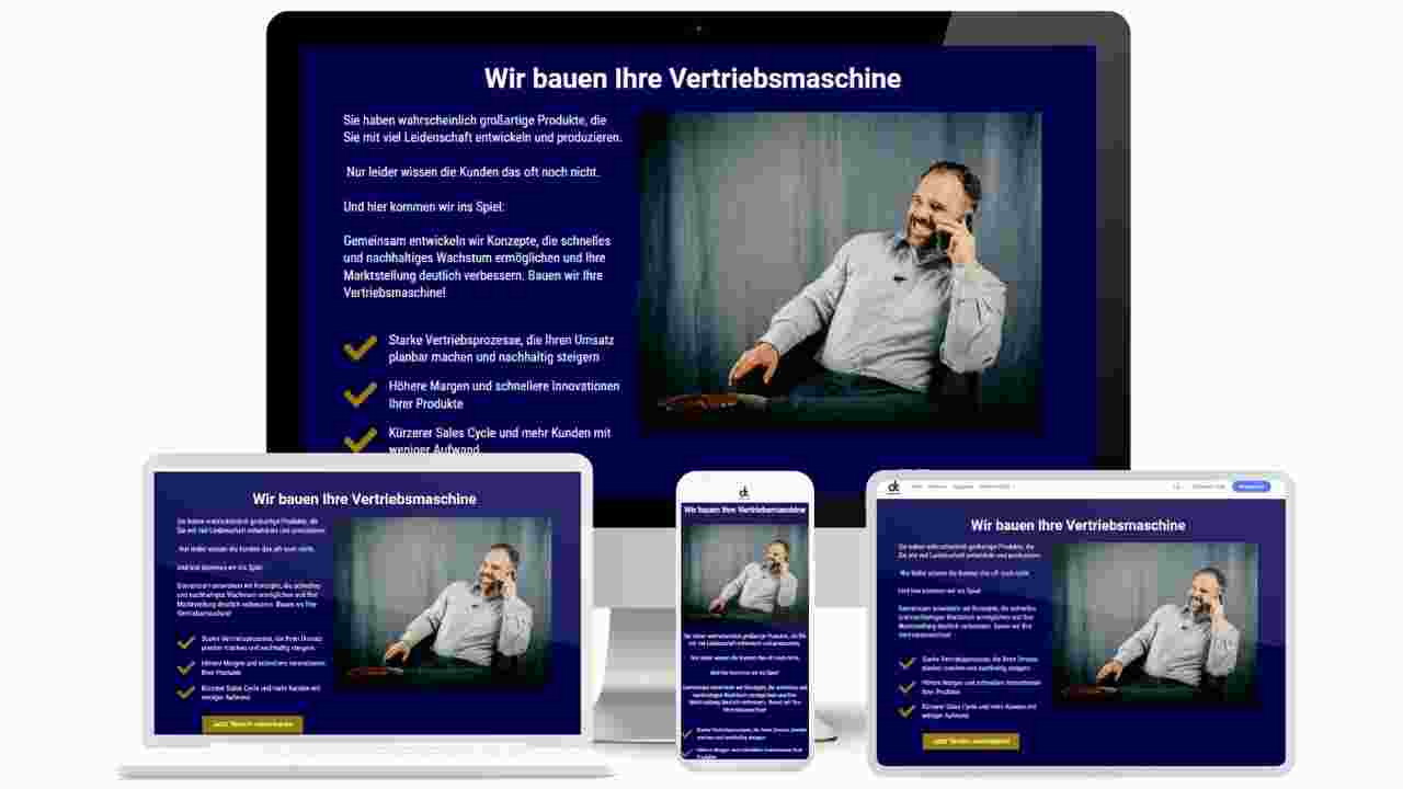 Vertrieb Maschinenbau Daniel Koch Vertriebs-Maschinenbauer FirstClass TV